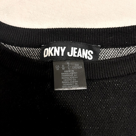 DKNY Jeans black sweater - Picture 2 of 4